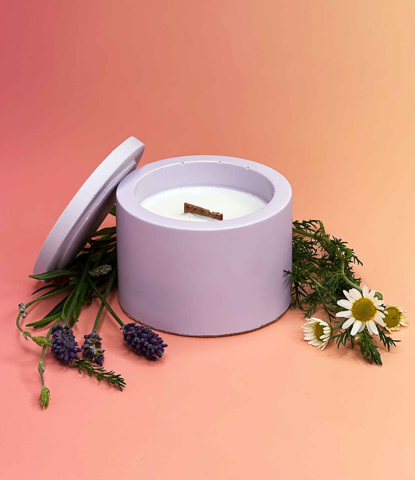 Soft Serve Candle – Pastel Jesmonite Vessel | Pick your match