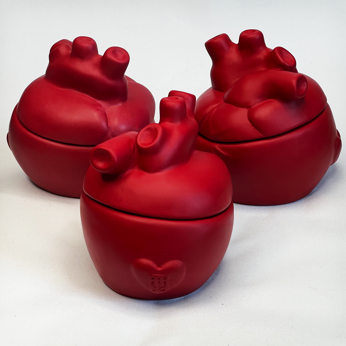 Heartcore Candle – Anatomical Jesmonite Candle – Gothic Sculptural Home Decor