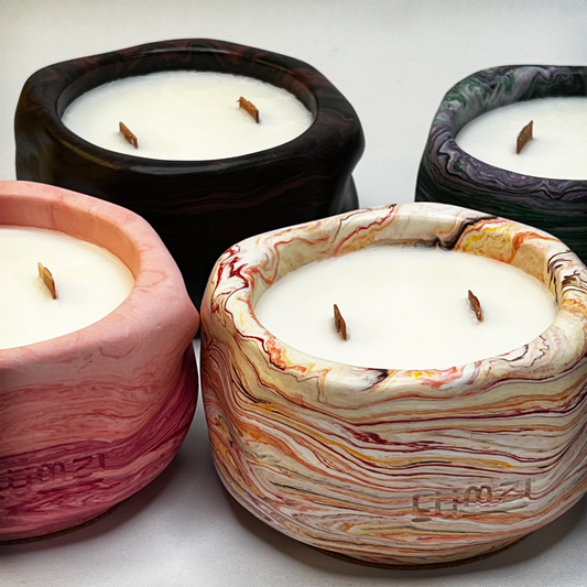 Autumn Squidges — Sculptural Jesmonite Candles | Limited Edition from the Kindling Collection