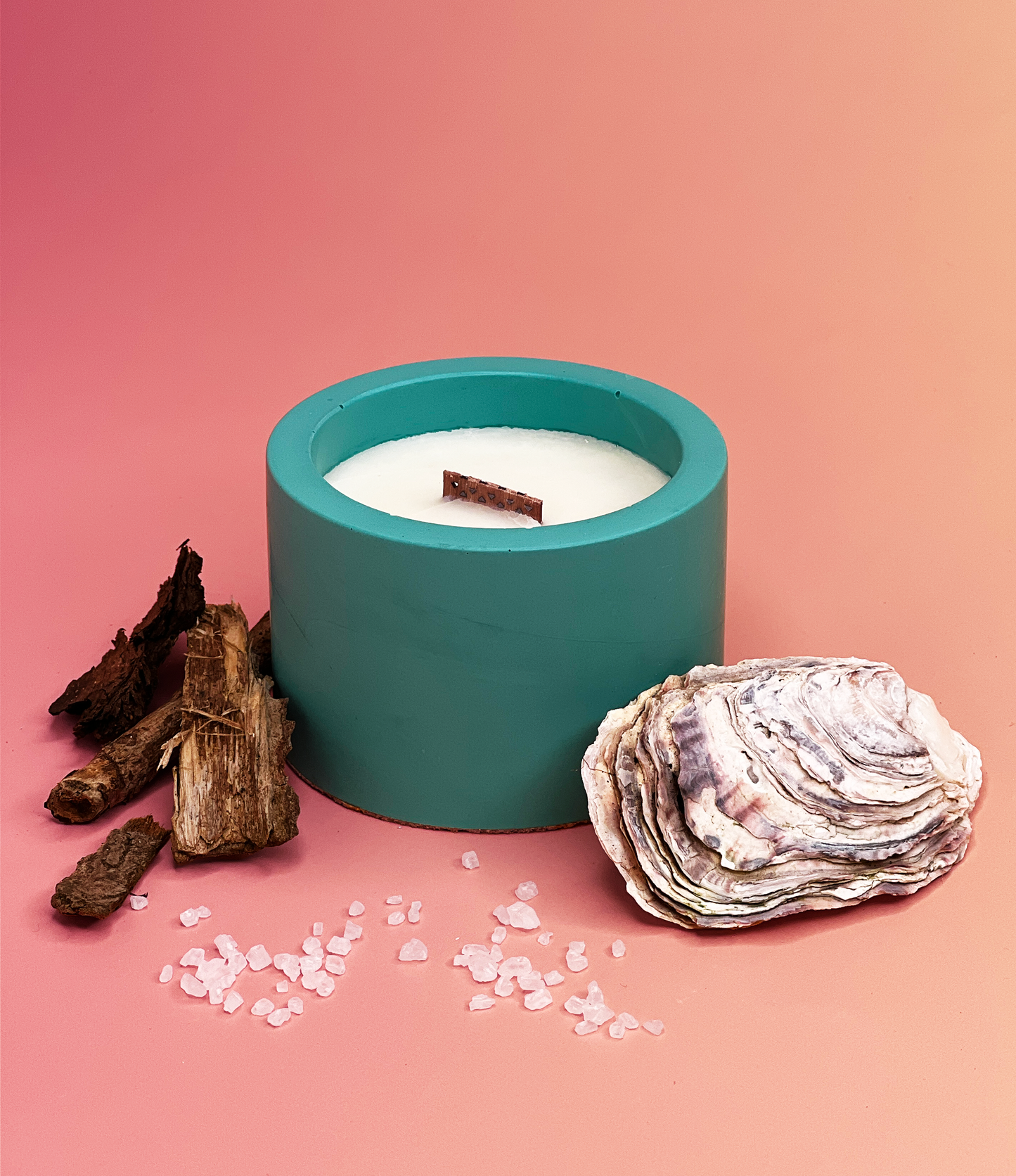 Soft Serve Candle – Pastel Jesmonite Vessel | Pick your match