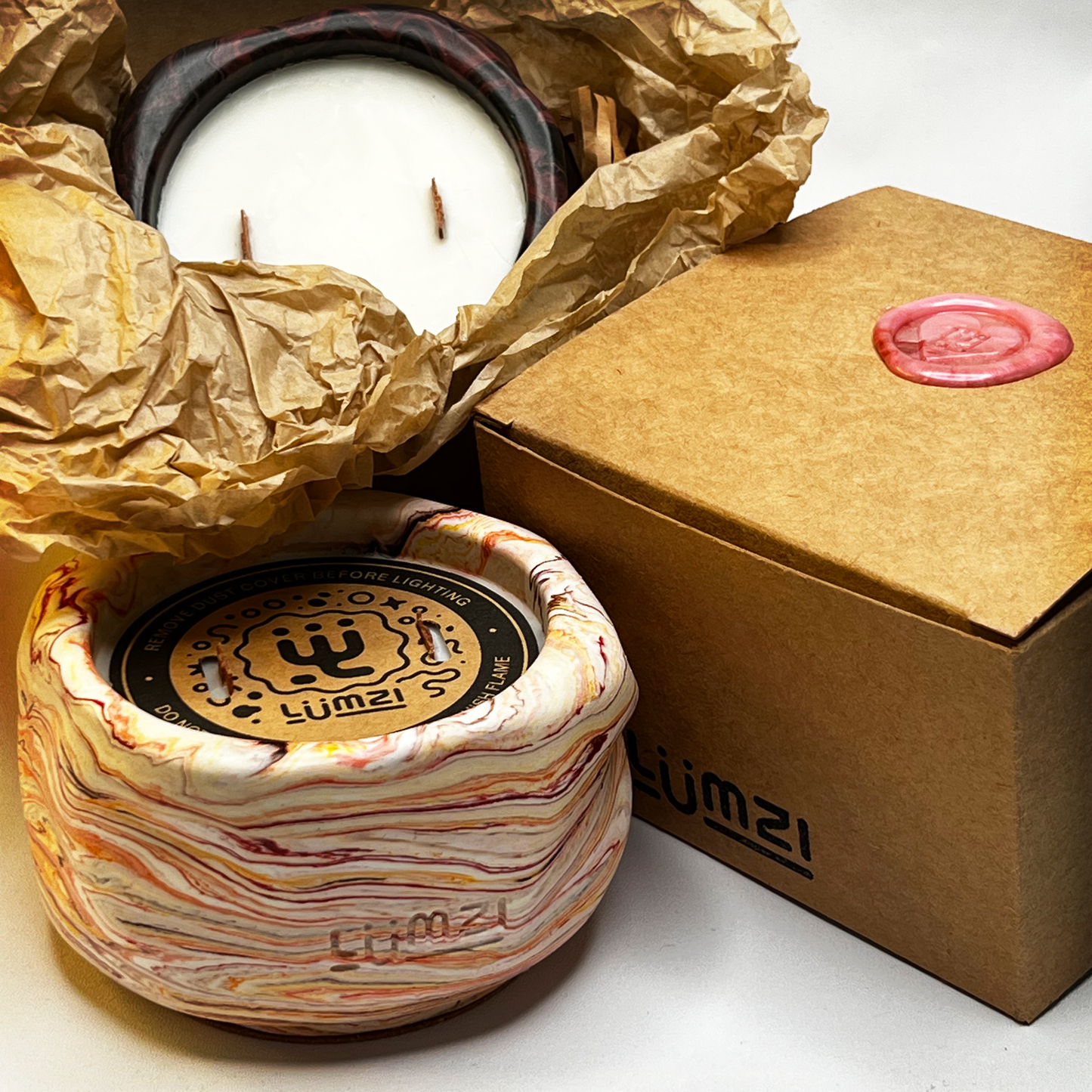 Autumn Squidges — Sculptural Jesmonite Candles | Limited Edition from the Kindling Collection