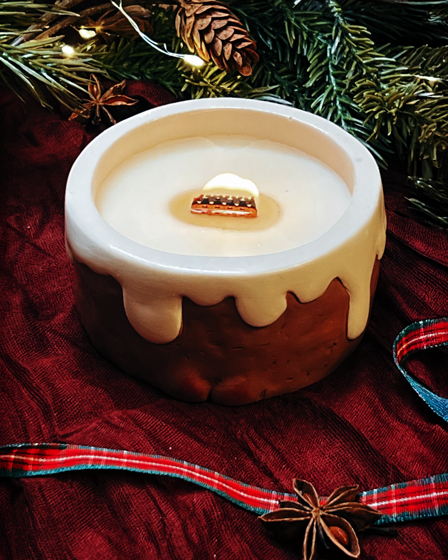 Mr Pud — Festive Candle